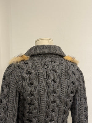 2007 Gucci fur cardigan