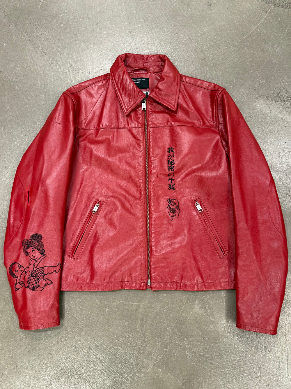 S/S2025 Enfants Riches Déprimés the bully leather jacket