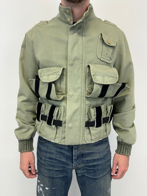2000s Dolce & Gabbana military cargo bomber jacket