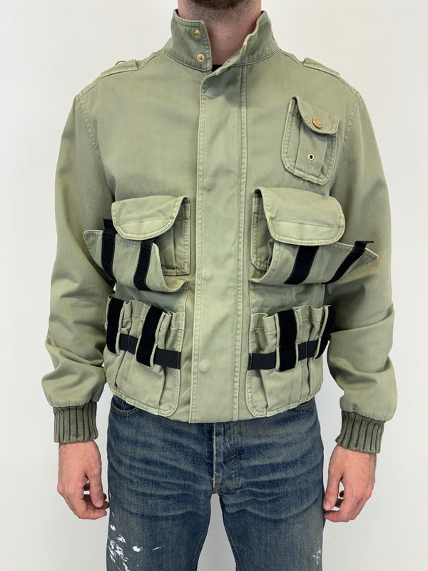 2000s Dolce & Gabbana military cargo bomber jacket