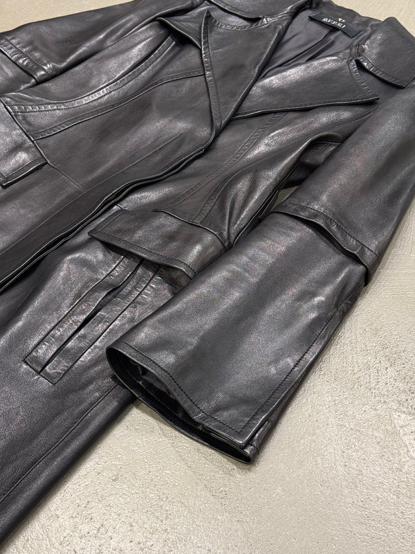 2004 Gucci by Tom Ford leather trench coat
