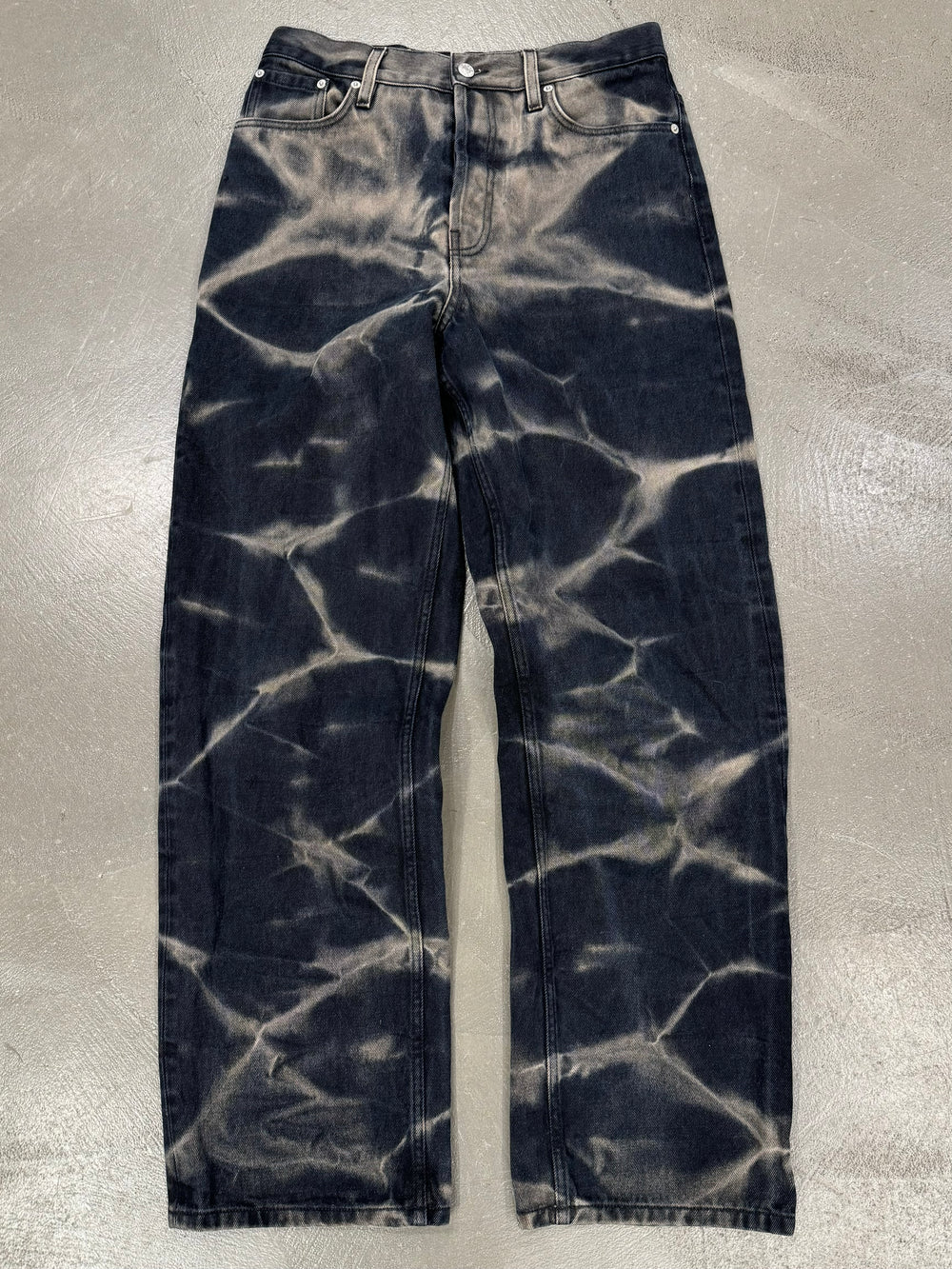 A/W 2022 Dries Van Noten acid electric pants