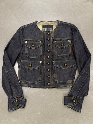 2000s Gianfranco Ferré multi zipper jacket