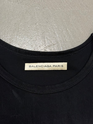 2000s Balenciaga by Ghesquiere paneled dress