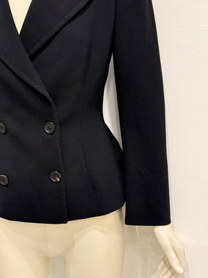 2009 Prada double breasted cropped wool jacket