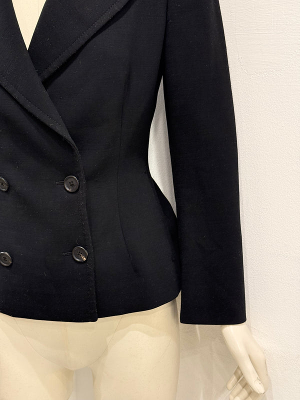 2009 Prada double breasted cropped wool jacket
