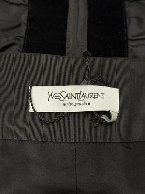 2002 Yves Saint Laurent by Tom Ford velvet silk skirt