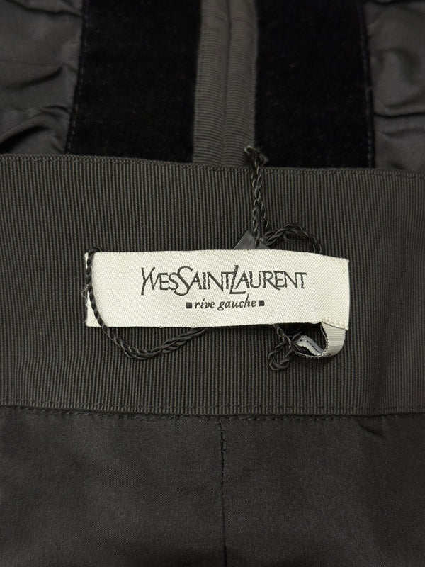 2002 Yves Saint Laurent by Tom Ford velvet silk skirt