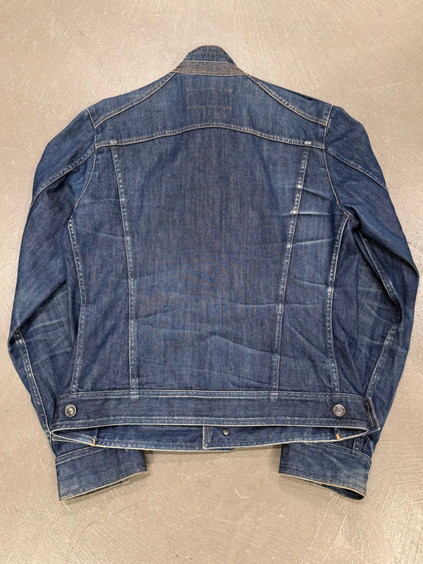 S/S2002 Gucci by Tom Ford dark denim trucker jacket