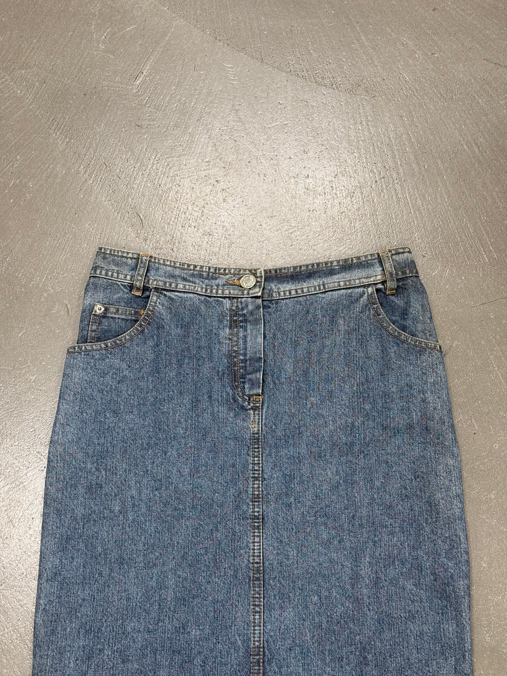 2000s Christian Dior by John Galliano flared denim skirt