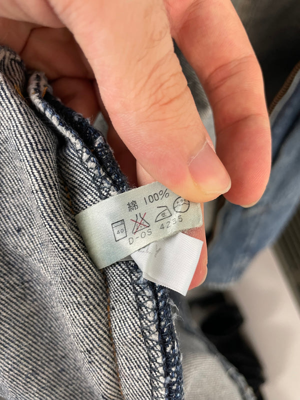 1986 Katharine Hamnett cargo bomber denim jacket