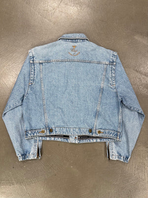1990s Armani boxy denim jacket