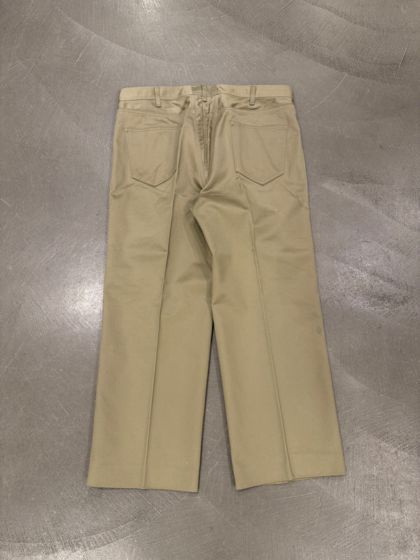 2000s Celine wide-leg cotton chinos