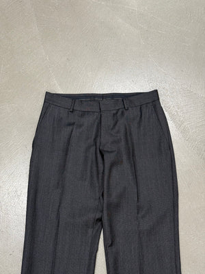 2000s Gucci single breasted pinstripe suit