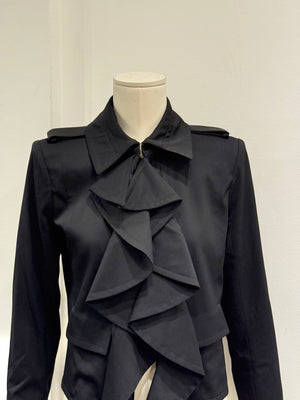 2003 Yves Saint Laurent by Tom Ford runway ruffle jacket