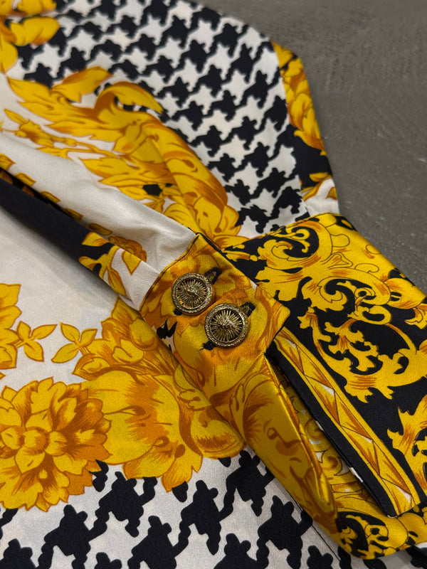 1993 Gianni Versace iconic baroque silk shirt