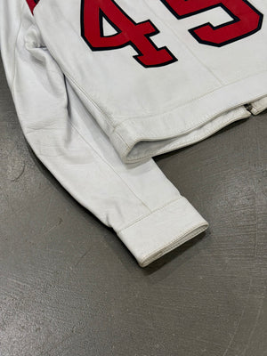 2001 Dolce & Gabbana “45” runway leather racing jacket