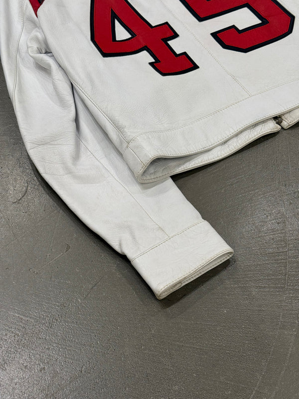 2001 Dolce & Gabbana “45” runway leather racing jacket