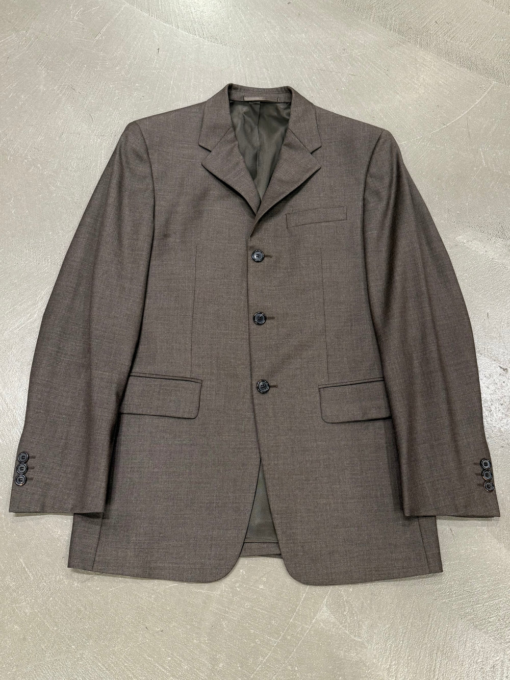 2000s Prada wool suit set