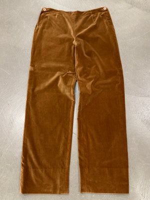 1990s Emporio Armani corduroy wide leg trousers