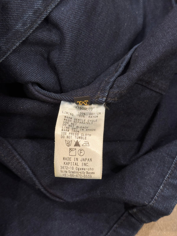 2000s Kapital asymmetrical denim coat