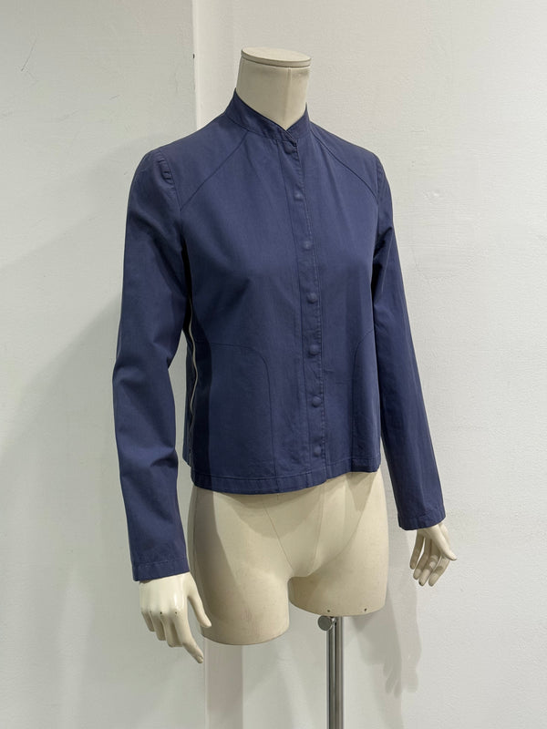 2000s Miu Miu cotton minimalist cropped jacket