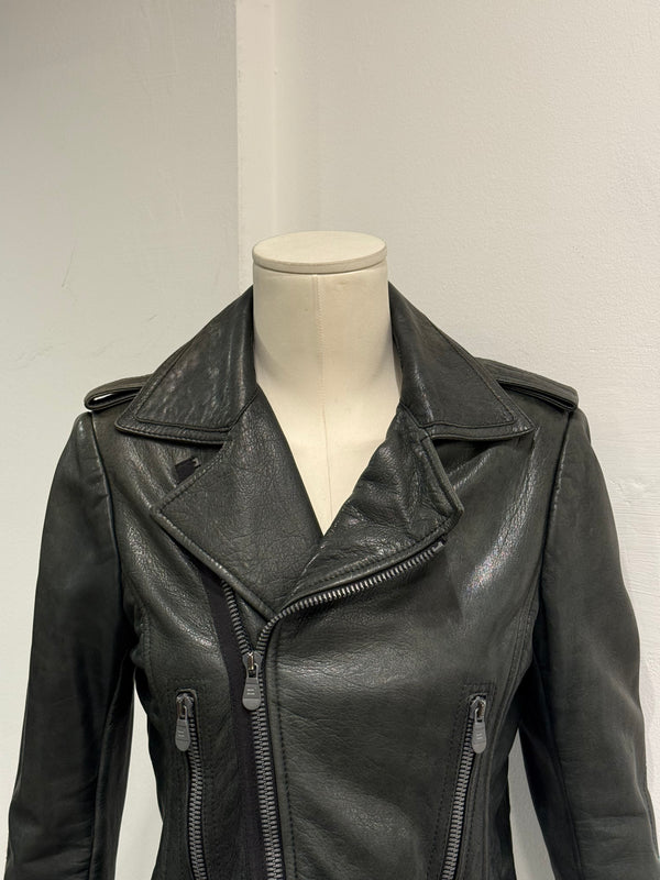 A/W2010 Balenciaga by Ghesquiere biker leather jacket