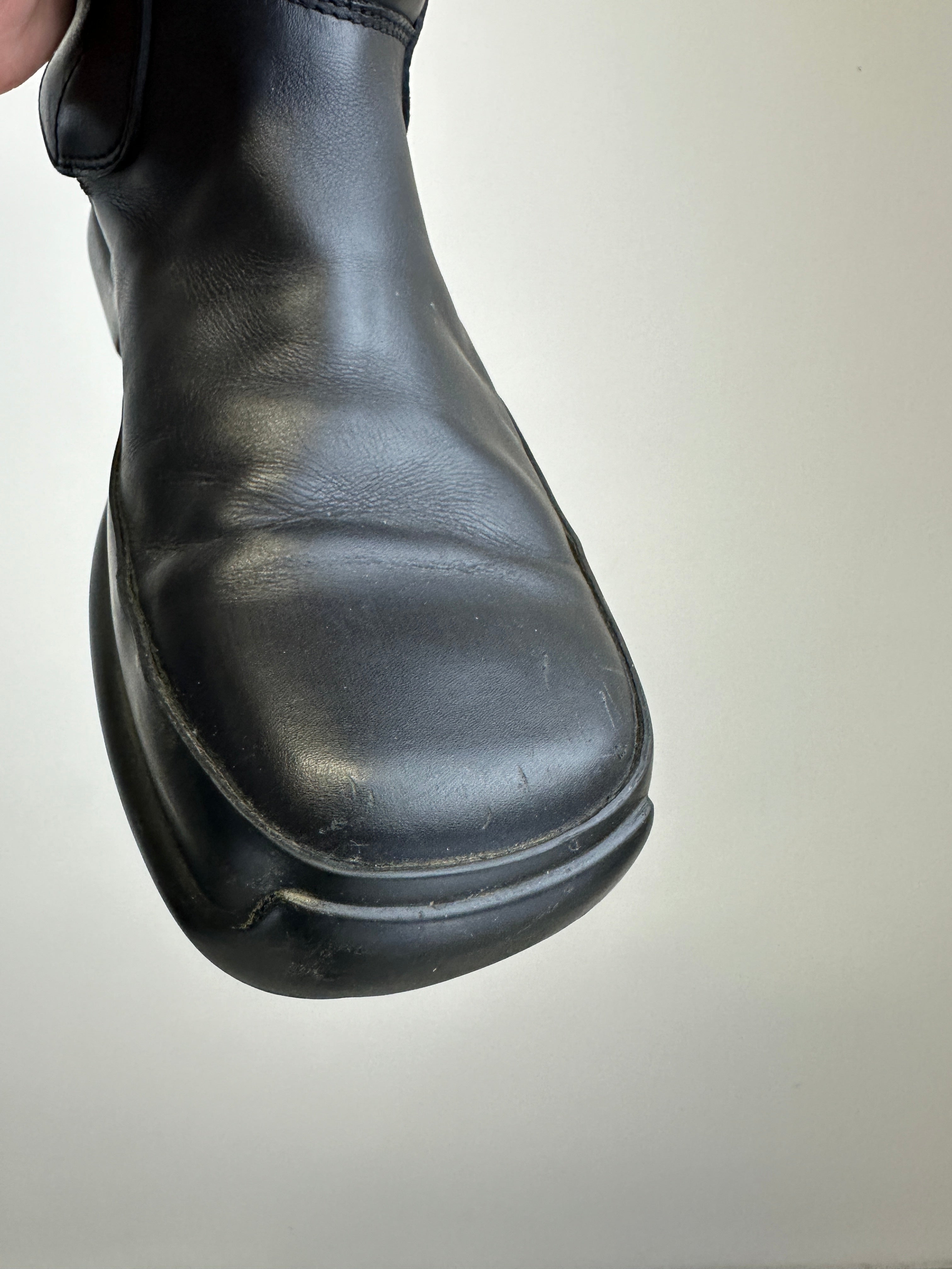 AW1999 Prada moto leather boots