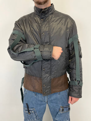 2003 Dolce & Gabbana bondage bomber jacket
