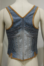Load image into Gallery viewer, 2004 Roberto Cavalli 3D armor corset top
