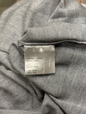 S/S2005 Dior by Hedi Slimane runway silk crewneck sweater