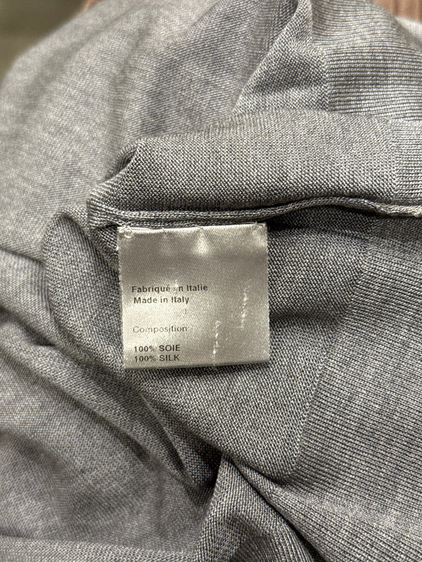 S/S2005 Dior by Hedi Slimane runway silk crewneck sweater