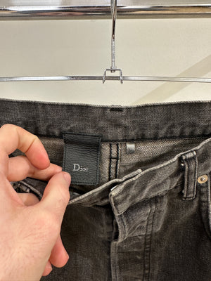AW2003 Dior by Hedi Slimane clawmark jeans