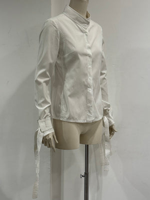2003 Gucci by Tom Ford bondage strap shirt