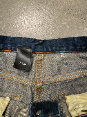 S/S2007 Dior by Hedi Slimane spiderweb jeans