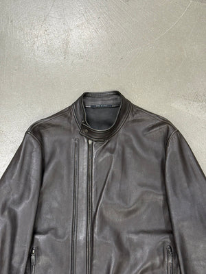 2000s Gucci by Tom Ford biker leather jacket