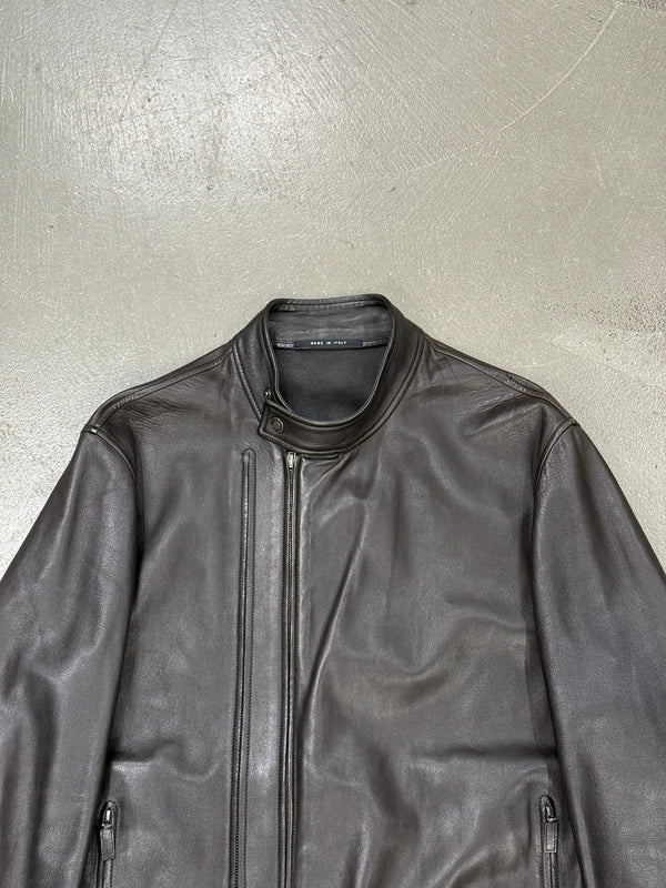 2000s Gucci by Tom Ford biker leather jacket