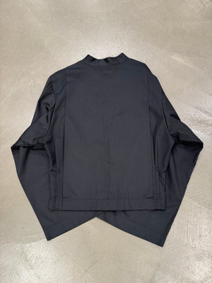 A/W2000 Raf Simons batwing 3/4 zip layered jacket