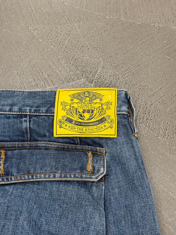 2000s Dolce & Gabbana denim cargo jeans