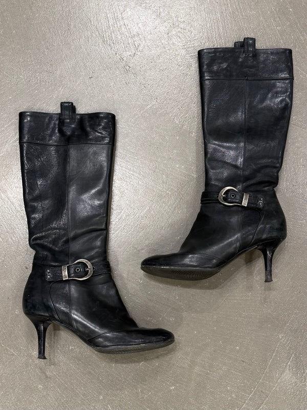 2000s Dior leather boots