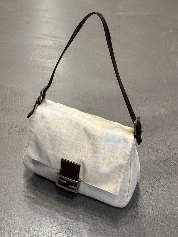 2000 Fendi monogram zucca mama baguette bag