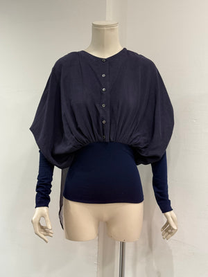 Early 1990s Dolce & Gabbana draped silk top