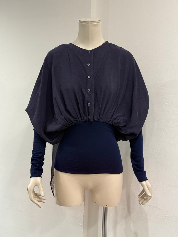 Early 1990s Dolce & Gabbana draped silk top