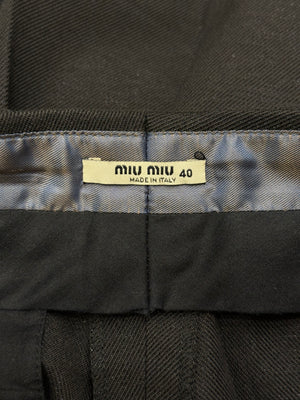 2000s Miu Miu grey tailored suit set
