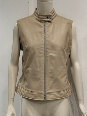 A/W2000 Prada biker leather vest