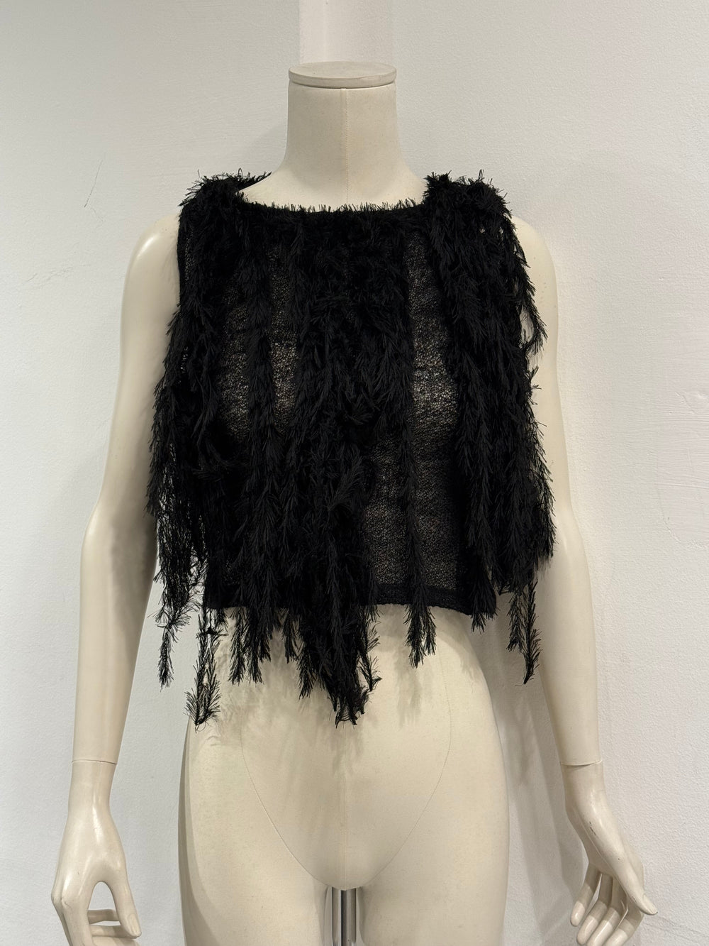2000s Plein Sud fringe top