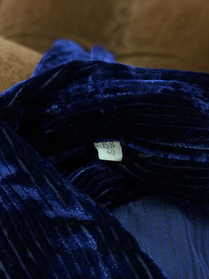 A/W1995 Gucci by Tom Ford velvet iridescent shirt