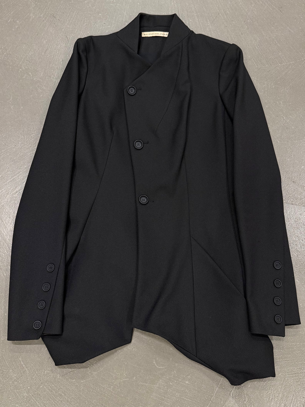 2009 Balenciaga by Ghesquiere asymmetrical jacket