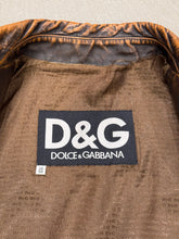 Load image into Gallery viewer, 1990s Dolce &amp; Gabbana boxy oversized faded leather jacket
