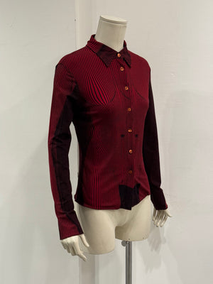 S/S1996 Jean Paul Gaultier "Cyberbaba" Trompe L'Oeil shirt